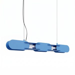 LED Závesné svietidlo CHAIN 91 – svetlomodrá