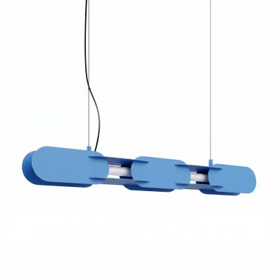 LED Závesné svietidlo CHAIN 91 – svetlomodrá