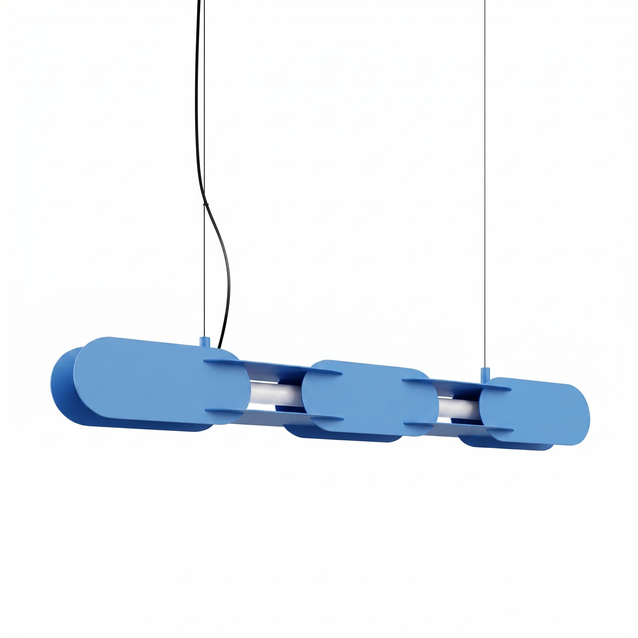 LED Závesné svietidlo CHAIN 91 – svetlomodrá