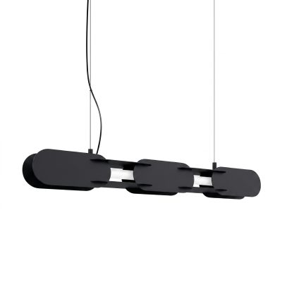 LED Závesné svietidlo CHAIN 91 – čierna