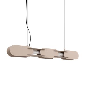 LED Závesné svietidlo CHAIN 91 – taupe