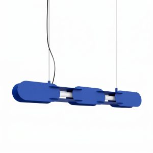 LED Závesné svietidlo CHAIN 91 – ultramarínová