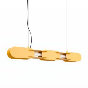 LED Závesné svietidlo CHAIN 91 – žltá