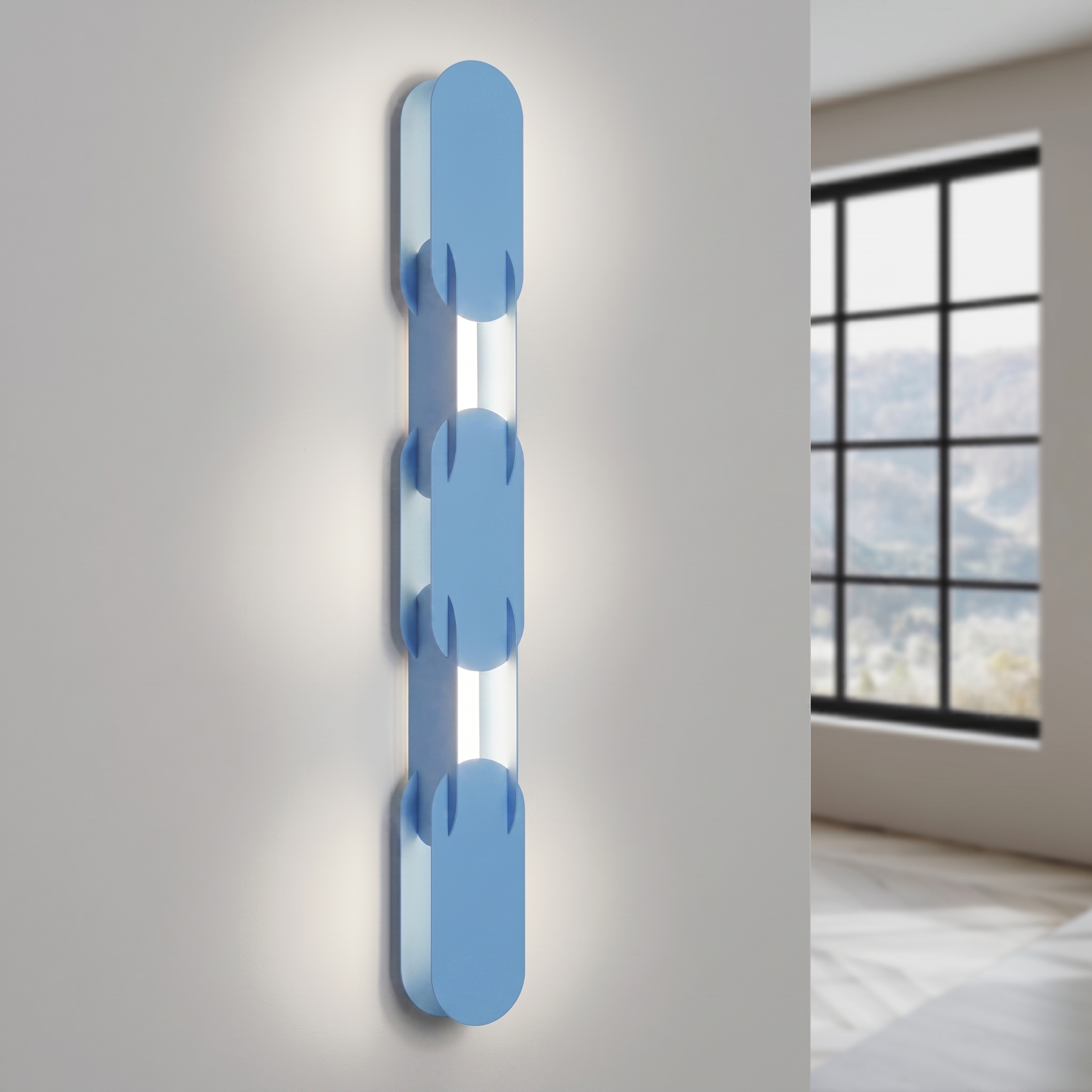 LED Nástenné svietidlo CHAIN 91 – nebeská modrá – Obrázok 11