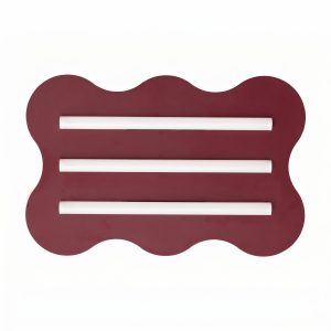 Stropné svietidlo KLOVER – bordová