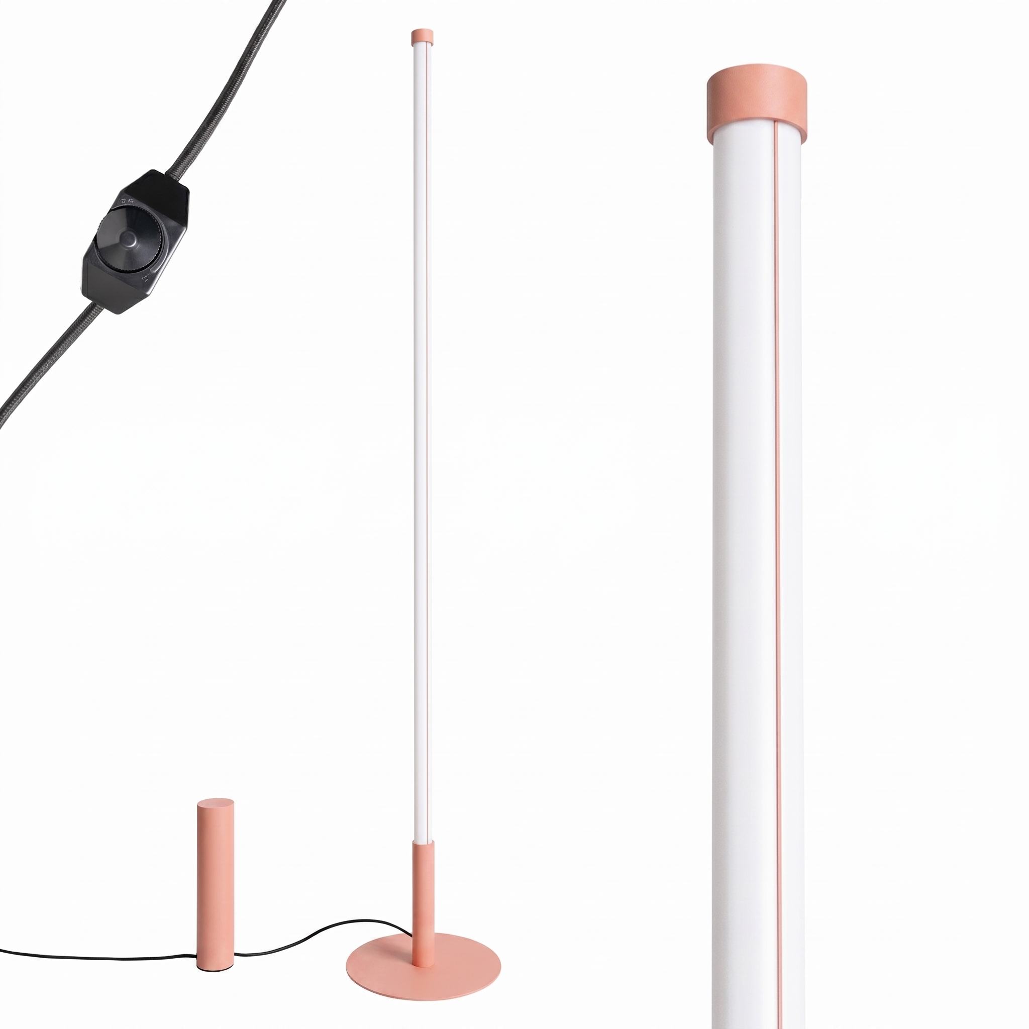 LED Stojanové svietidlo TRANG – broskyňová