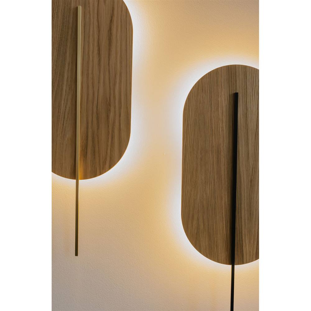 Nástenné svietidlo ROKKE WOOD – dub – Obrázok 8