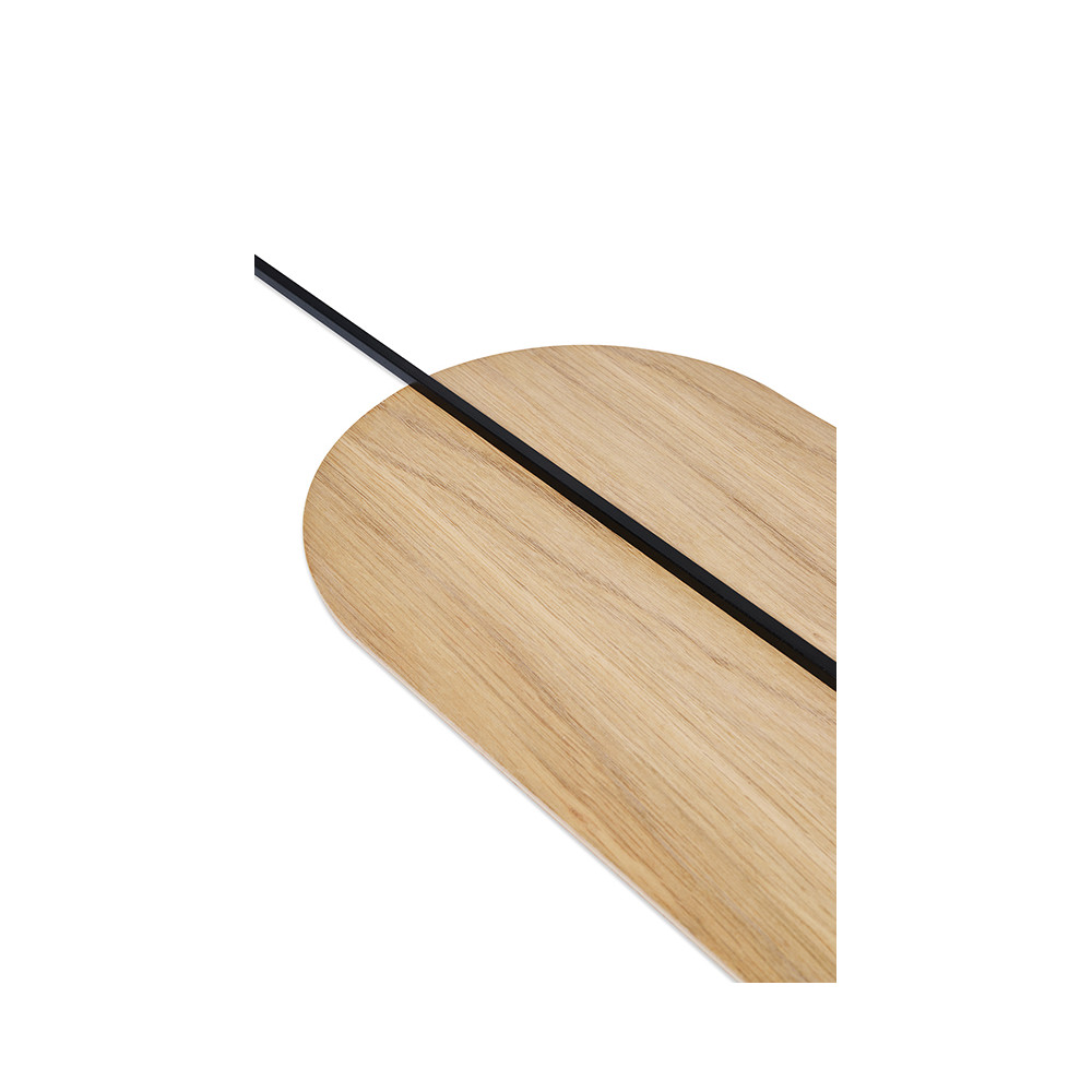 Nástenné svietidlo ROKKE WOOD – dub, čierna (RAL 9005) – Obrázok 10