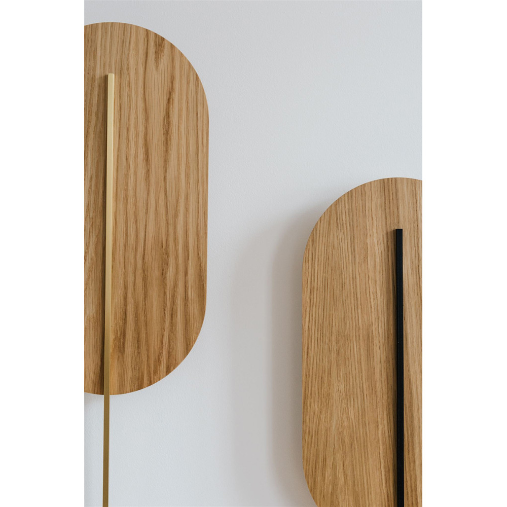 Nástenné svietidlo ROKKE WOOD – dub, biela (RAL 9003) – Obrázok 7