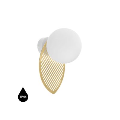 Nástenné svietidlo FYLLO B – mosadz, IP44