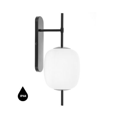 Nástenné svietidlo EPLI MINI W – čierna (RAL 9005), IP44