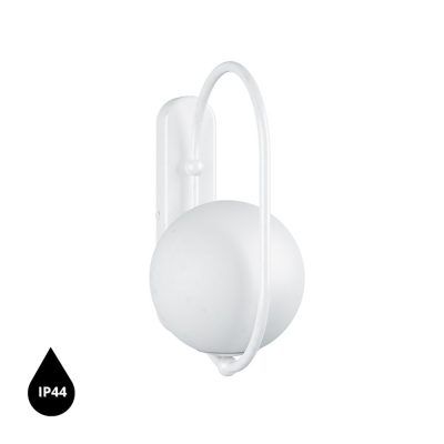 Nástenné svietidlo KOBAN D – biela (RAL 9003), IP44