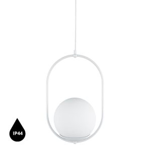 Závesné svietidlo KOBAN B – biela (RAL 9003), IP44