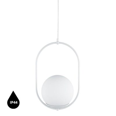 Závesné svietidlo KOBAN B – biela (RAL 9003), IP44
