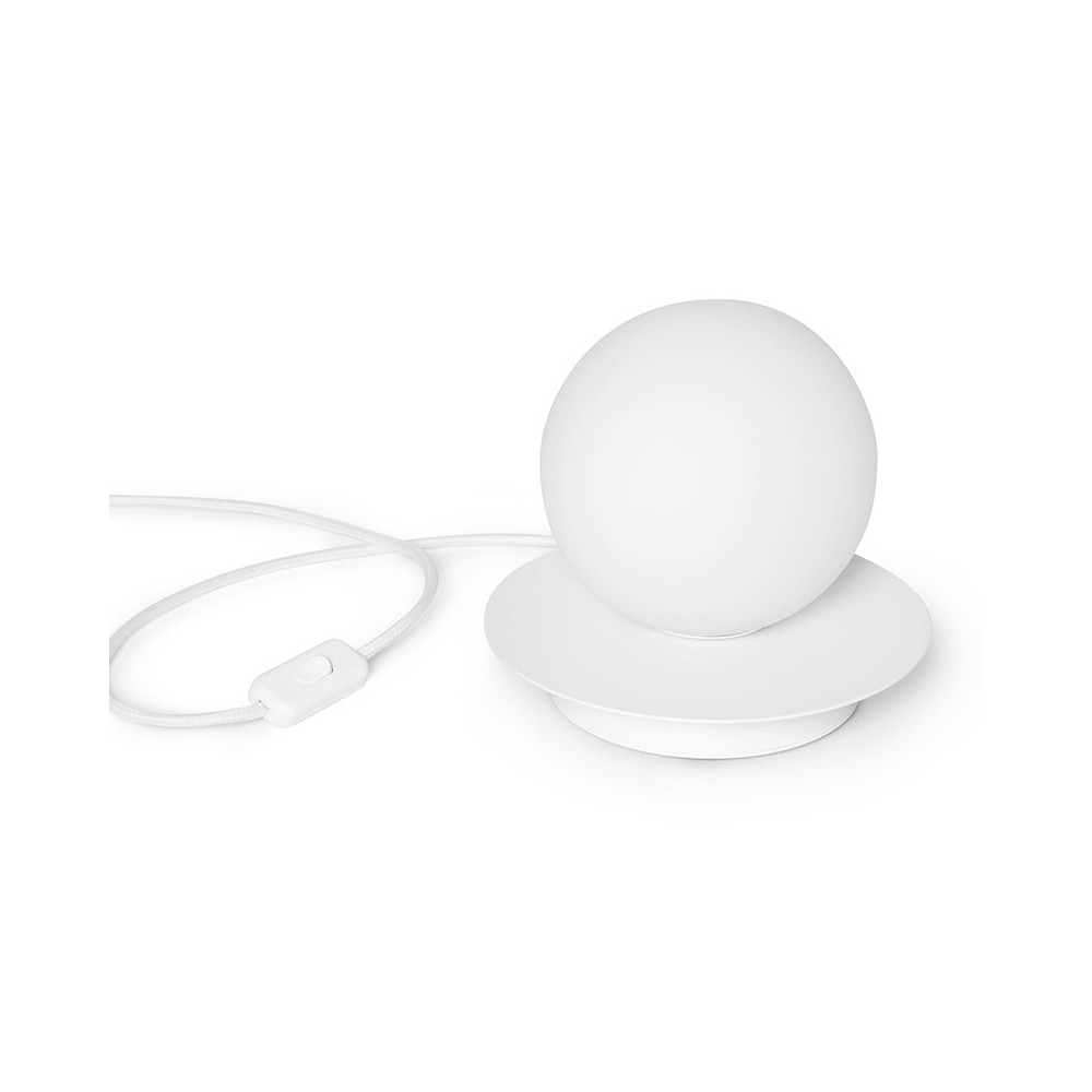 Stolová lampa BORRA ST – biela (RAL 9003)