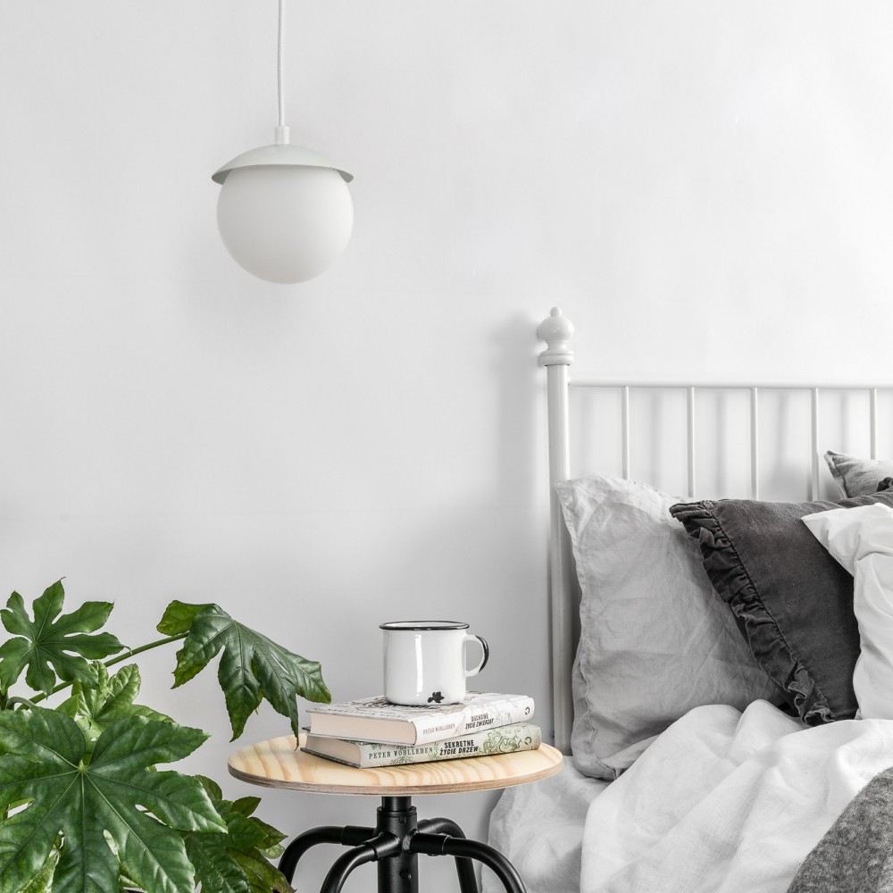 Závesné svietidlo KUUL F – biela (RAL 9003), IP44 – Obrázok 3