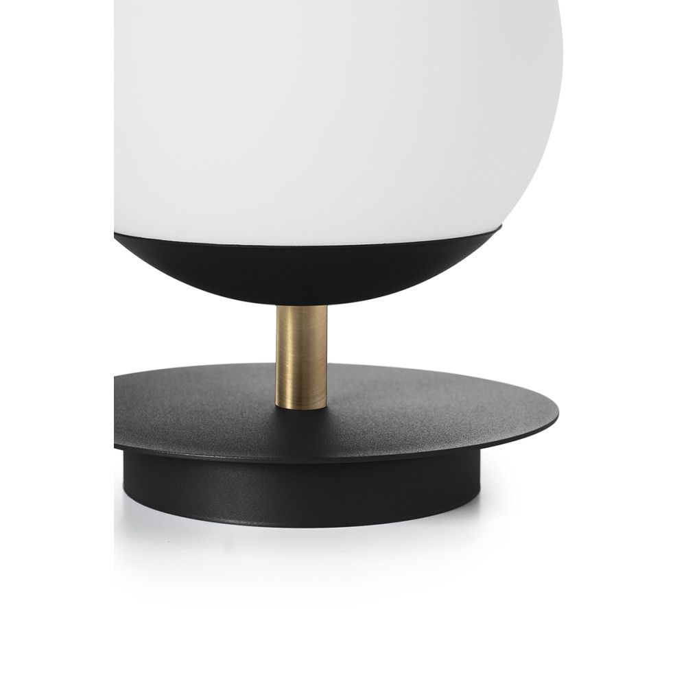 Stolová lampa PLAAT ST – čierna (RAL 9005), mosadz – Obrázok 4