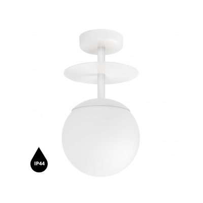 Stropné svietidlo PLAAT B – biela (RAL 9003), IP44