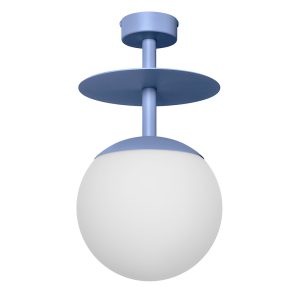 Stropné svietidlo PLAAT B – modrá (RAL 5014)