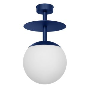 Stropné svietidlo PLAAT B – tmavomodrá (RAL 5003)