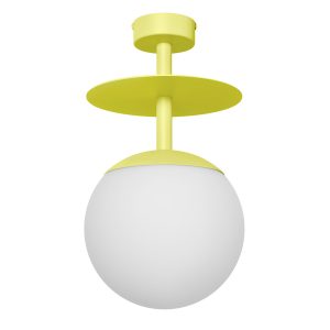 Stropné svietidlo PLAAT B – žltá (RAL 1016)