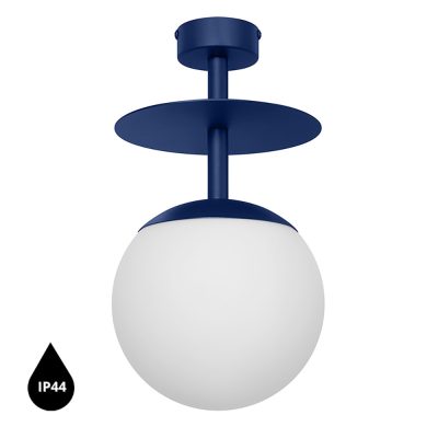 Stropné svietidlo PLAAT B – tmavomodrá (RAL 5003), IP44