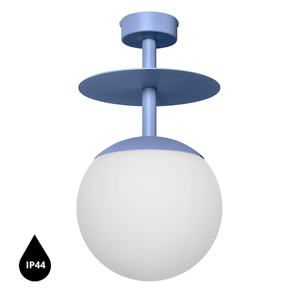 Stropné svietidlo PLAAT B – modrá (RAL 5014), IP44