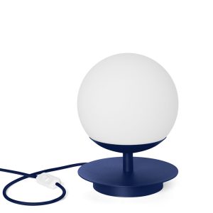 Stolová lampa PLAAT ST – tmavomodrá (RAL 5003)
