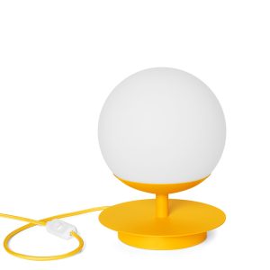 Stolová lampa PLAAT ST – melónovo žltá (RAL 1028)