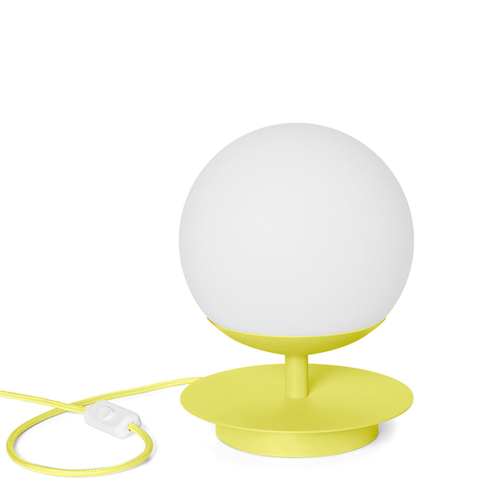 Stolová lampa PLAAT ST – žltá (RAL 1016)