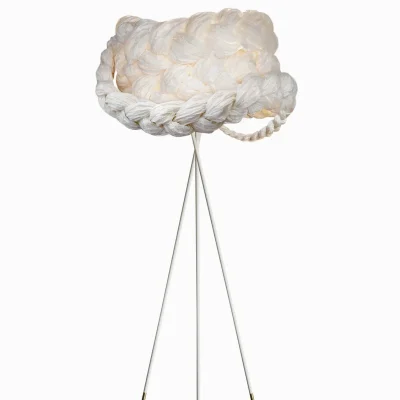 Stojacie svietidlo The Bride Large Ø80 cm – biela