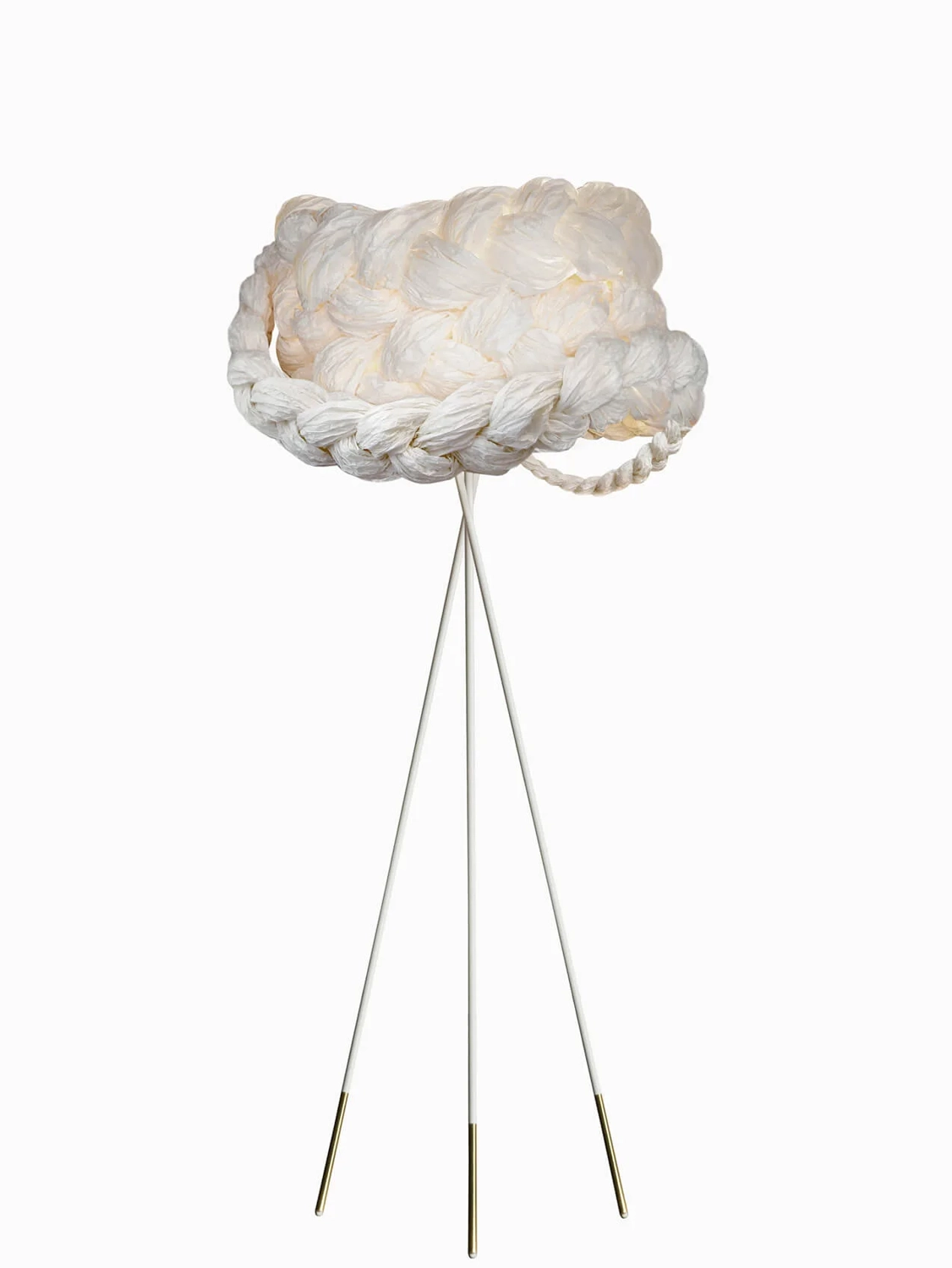 Stojacie svietidlo The Bride Large Ø80 cm – biela