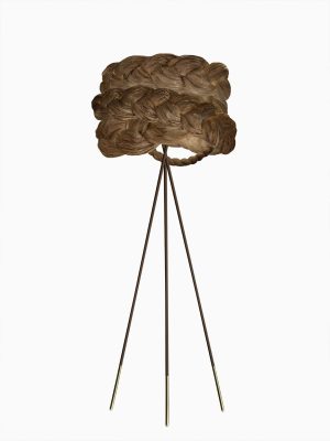 Stojacie svietidlo The Bride Medium Ø60 cm – hnedá