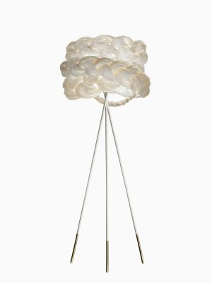 Stojacie svietidlo The Bride Medium Ø60 cm – biela