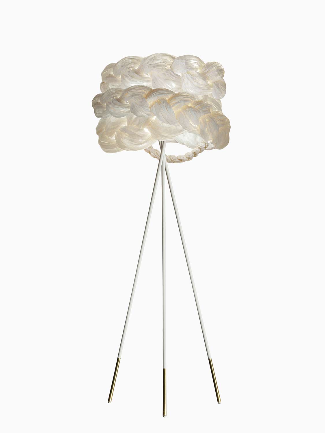 Stojacie svietidlo The Bride Medium Ø60 cm – biela