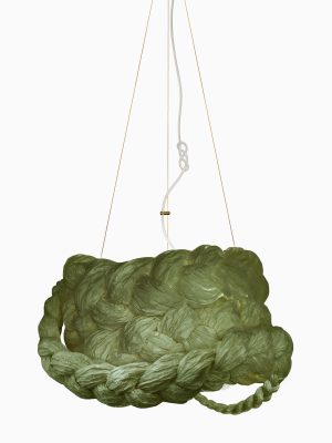 Závesné svietidlo The Bride Large Ø80 cm – mätová zelená