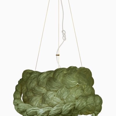 Závesné svietidlo The Bride Large Ø80 cm – mätová zelená