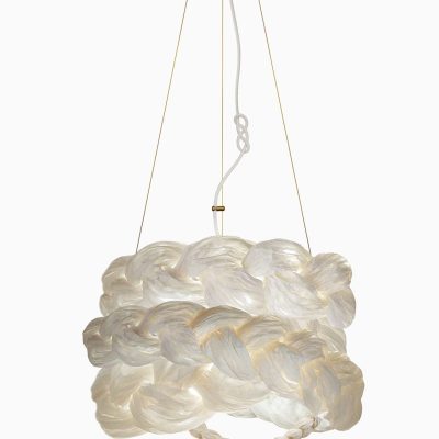 Závesné svietidlo The Bride Medium Ø60 cm – biela