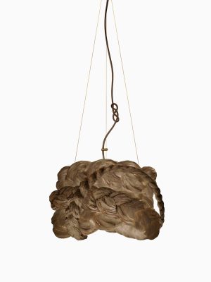 Závesné svietidlo The Bride Small Ø50 cm – hnedá