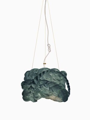 Závesné svietidlo The Bride Small Ø50 cm – tyrkysová