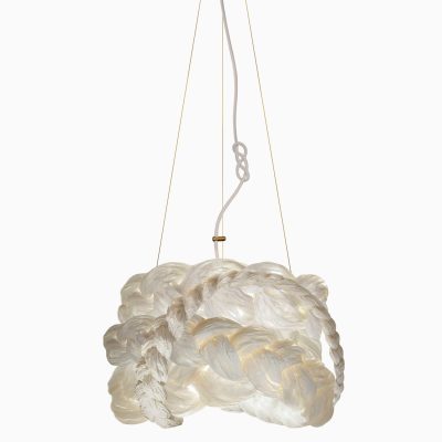 Závesné svietidlo The Bride Small Ø50 cm – biela