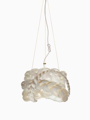 Závesné svietidlo The Bride Small Ø50 cm – biela