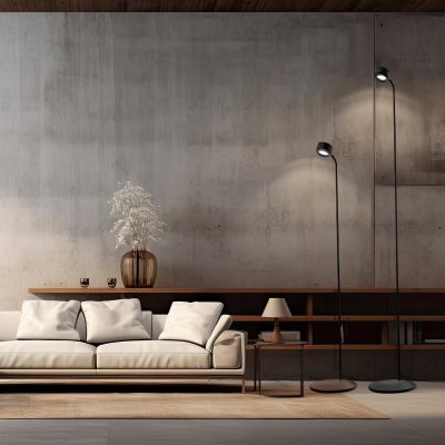 Stojacia LED lampa Jubi Wood 150