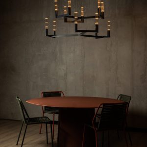 LED luster Novana Steel