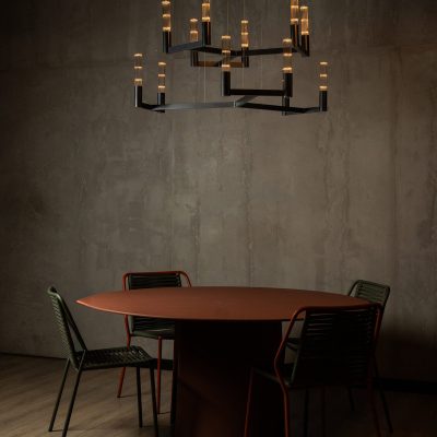 LED luster Novana Steel