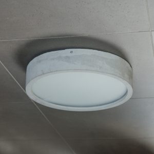 Betónové stropné LED svietidlo Plan 36