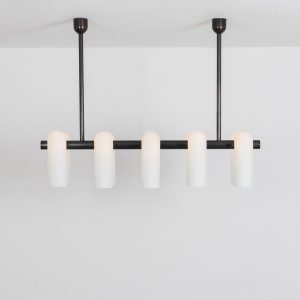Odyssey SM – dizajnový lineárny luster z mosadze, viacero vyhotovení