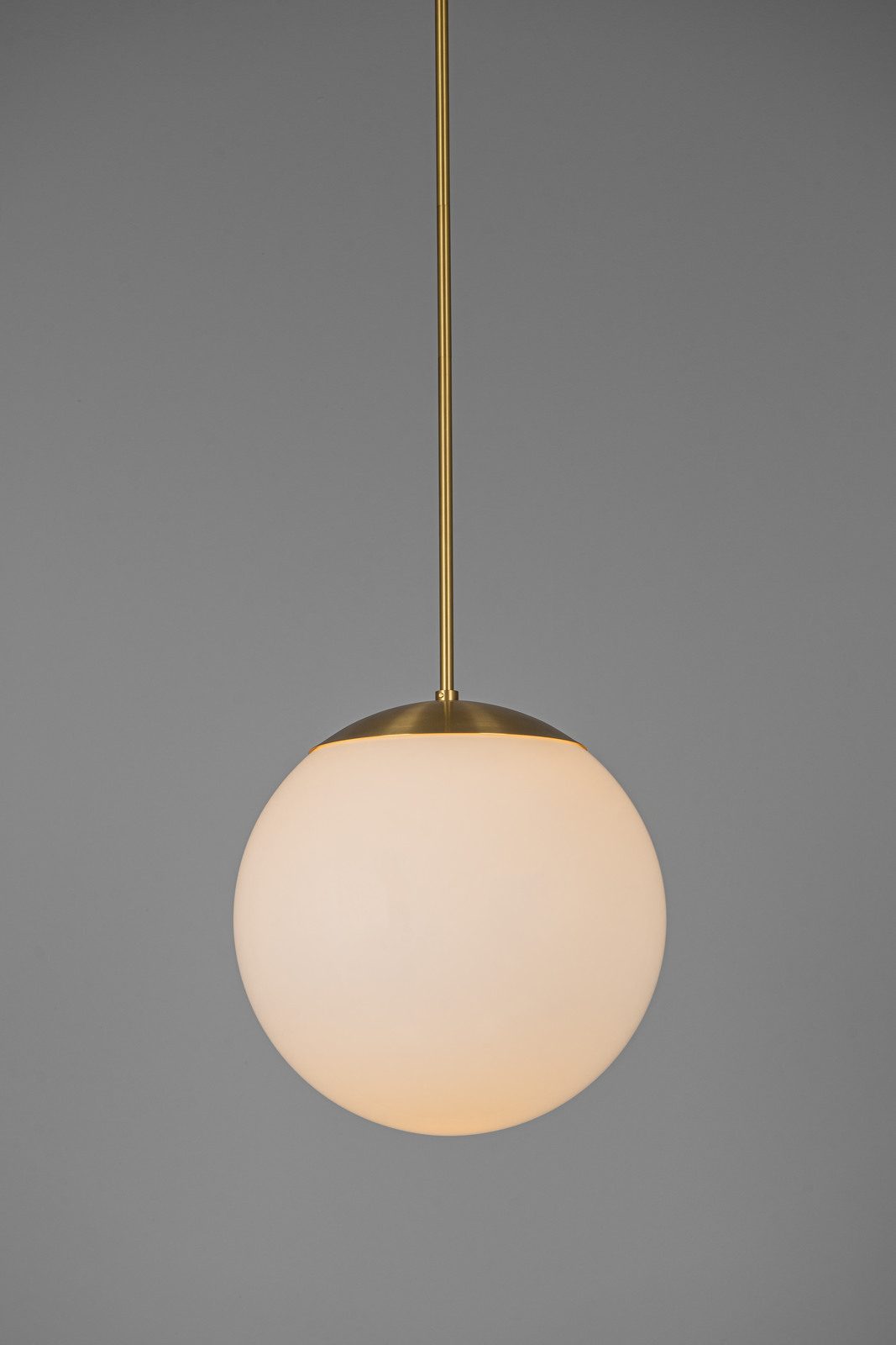 Glass Globe Opal fi 400 – dizajnové závesné svietidlo z mosadze, 5 povrchových úprav – Obrázok 8