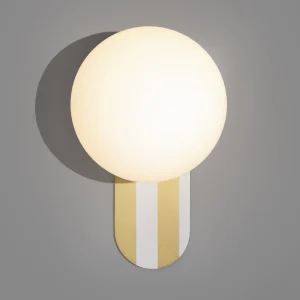 Adrion Wall Sconce Napoli MD – dizajnové nástenné svietidlo z mosadze, 5 povrchových úprav