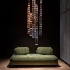 Závesné LED svietidlo Stelar 107 Brass